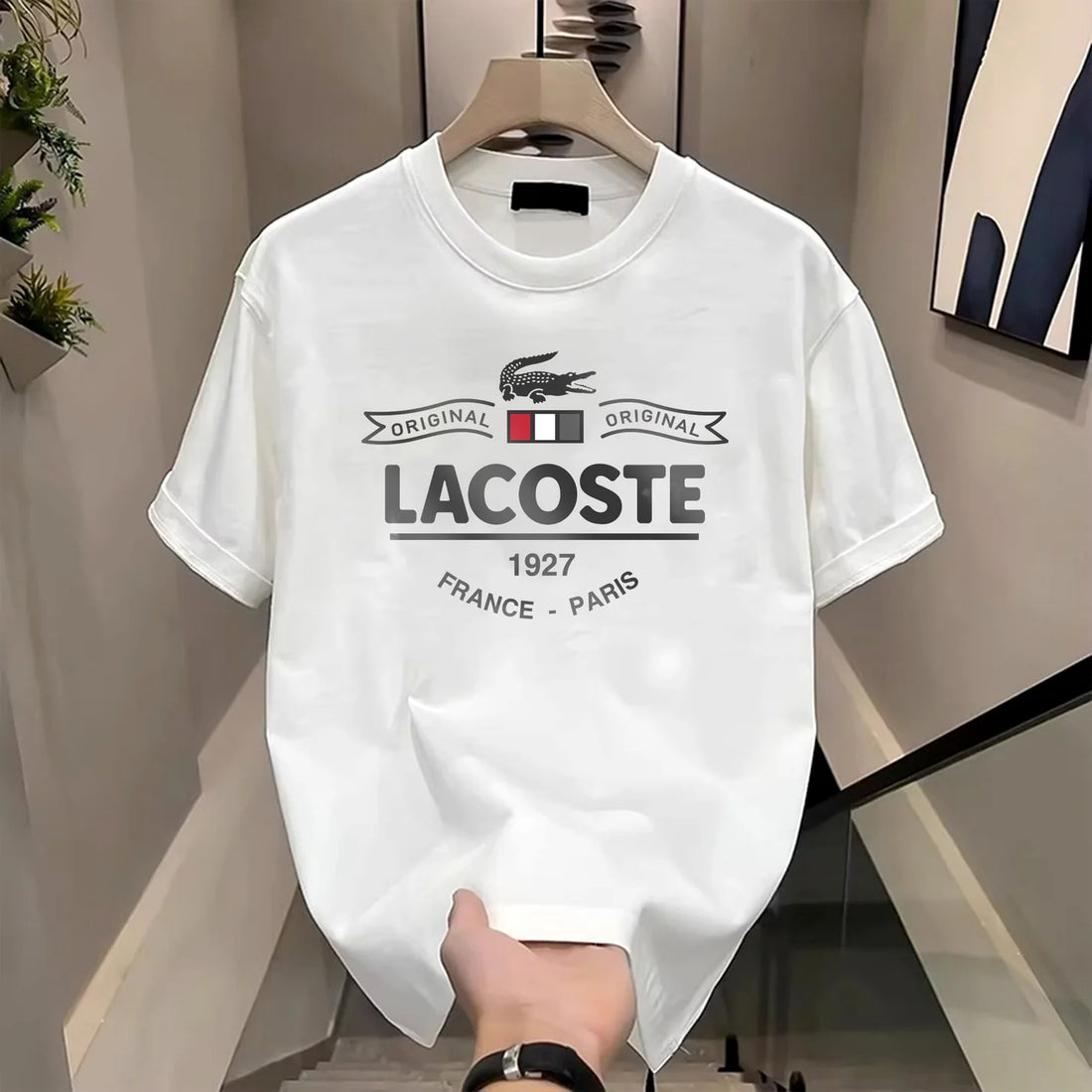Classic White Typography Graphic T-Shirt for Men | Premium Casual Cotton Streetwear Tee