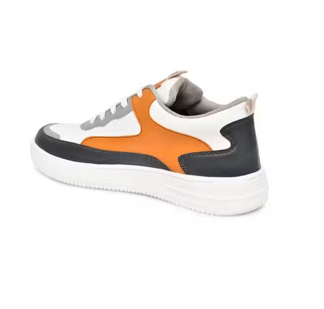 Premium Colorblock Street Style Sneakers for Men | Comfortable Casual Lace-Up Shoes for Daily Wear