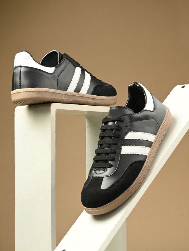 Premium Classic Street Sneakers for Men | Stylish Casual Lace-Up Shoes with Gum Sole