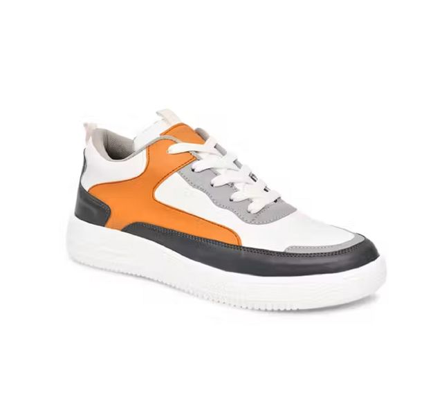 Premium Colorblock Street Style Sneakers for Men | Comfortable Casual Lace-Up Shoes for Daily Wear