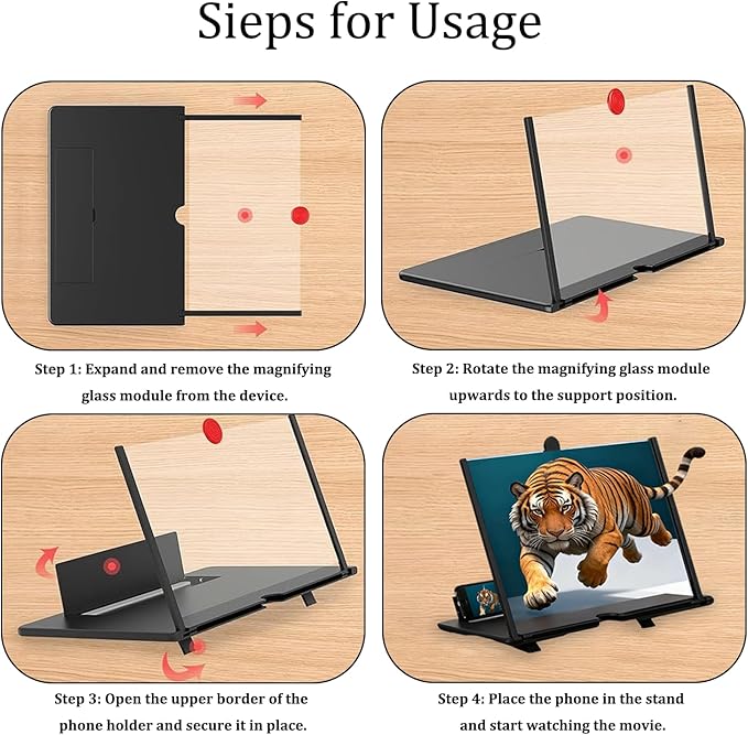 Mobile Phone Video Screen Magnifier