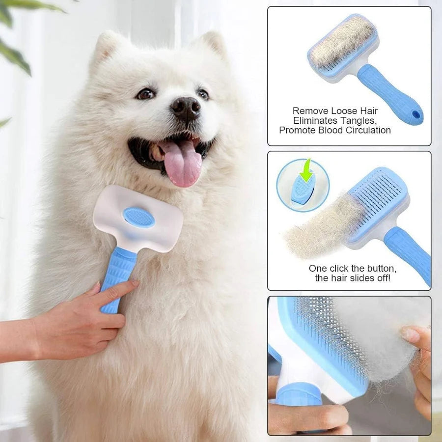 5-in-1 Pet Grooming Kit – Complete Hair Removal & Bath Care Set for Dogs & Cats